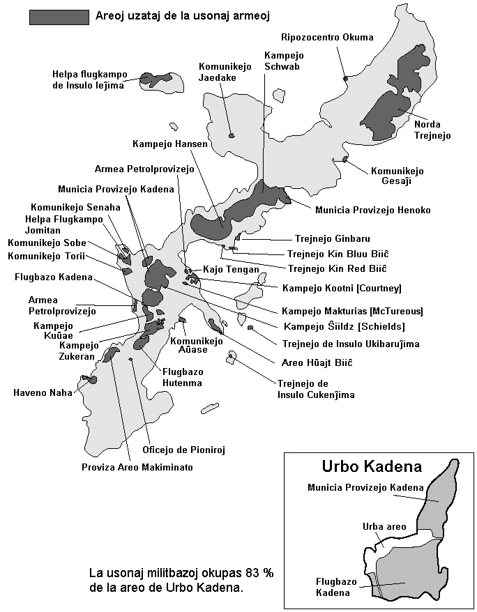 Mapo: Usonaj Milibazoj en Okinavo